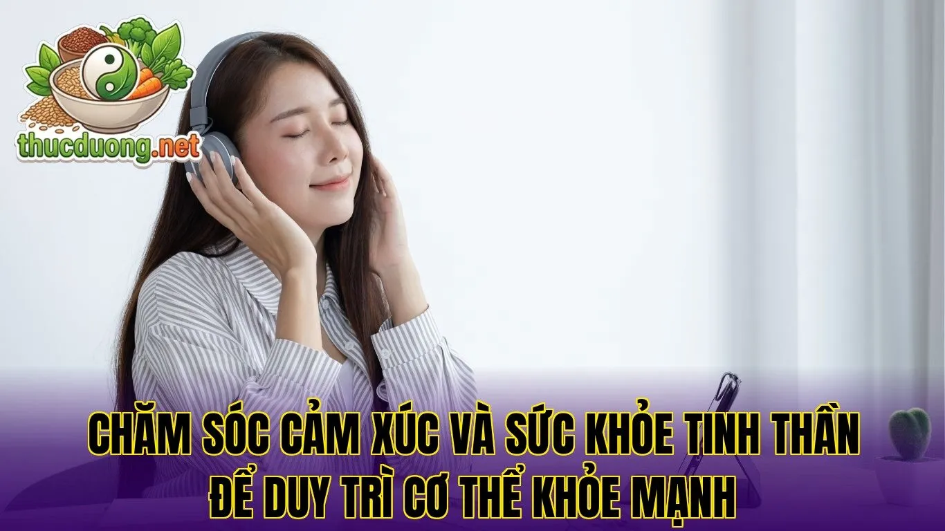 Chăm sóc cảm xúc và sức khỏe tinh thần để duy trì cơ thể khỏe mạnh