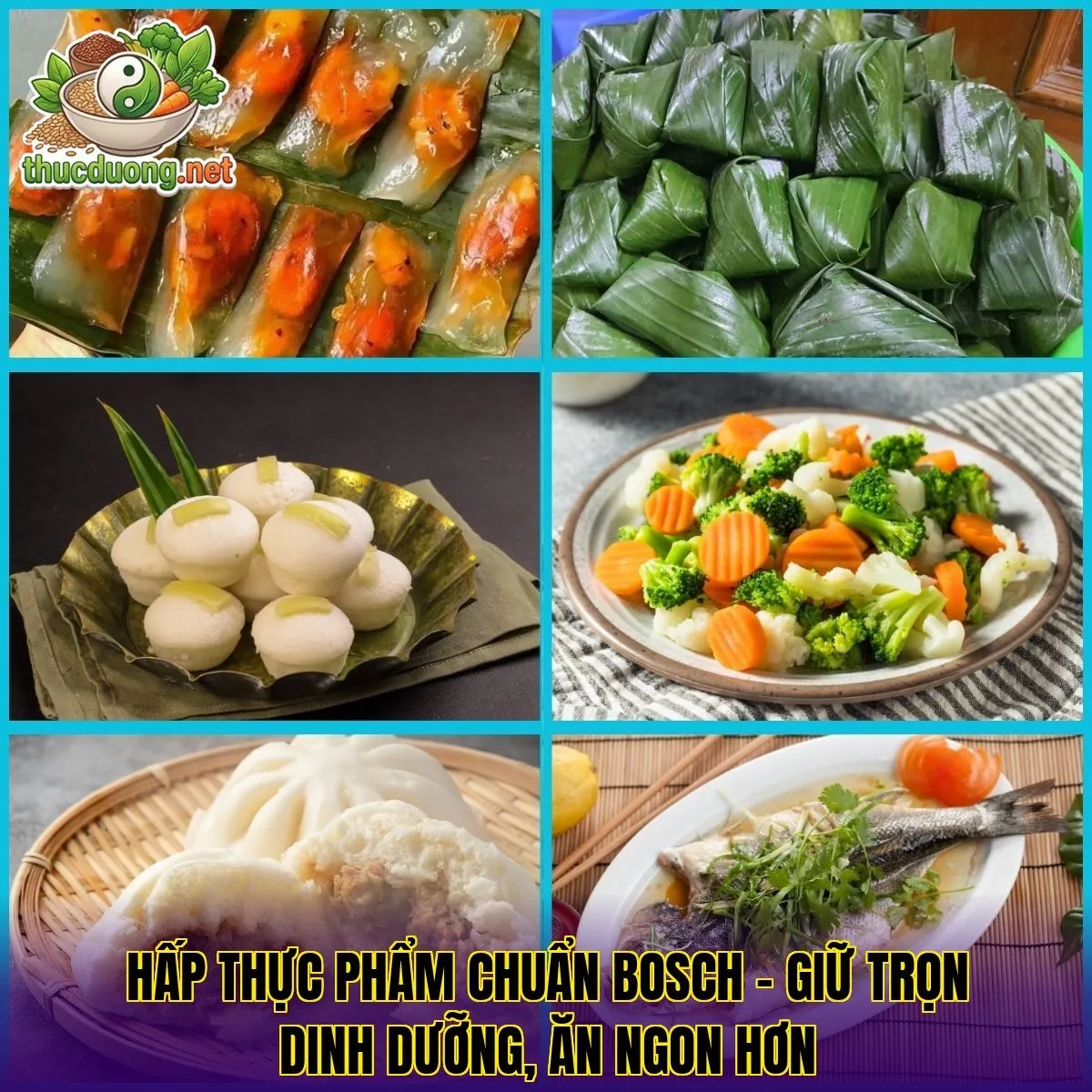 Hấp thực phẩm chuẩn Bosch – Giữ trọn dinh dưỡng, ăn ngon hơn