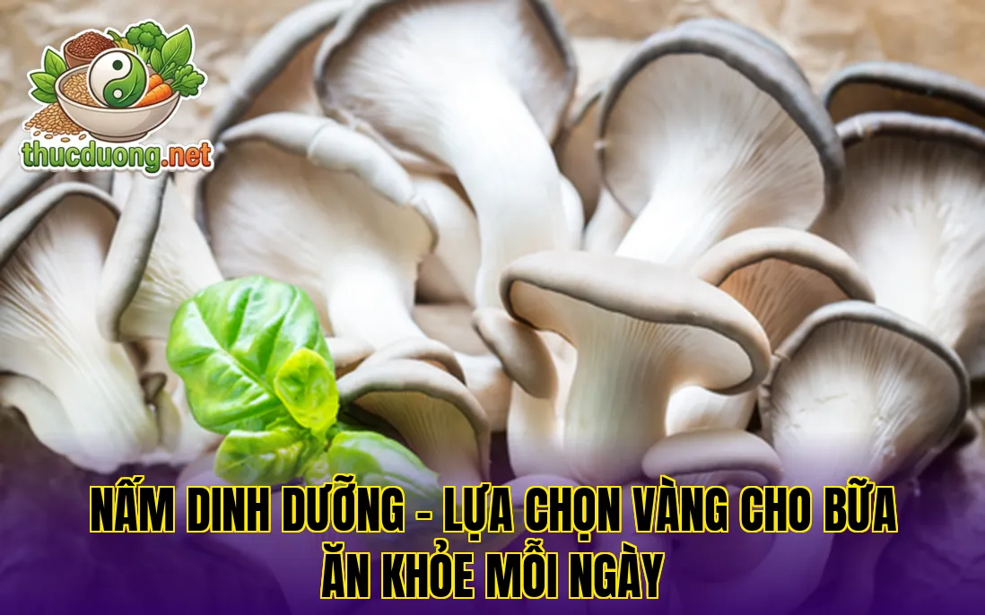 Nấm dinh dưỡng – Lựa chọn vàng cho bữa ăn khỏe mỗi ngày