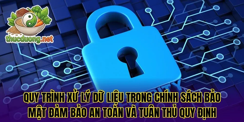 Quy trình xử lý dữ liệu trong chính sách bảo mật đảm bảo an toàn và tuân thủ quy định