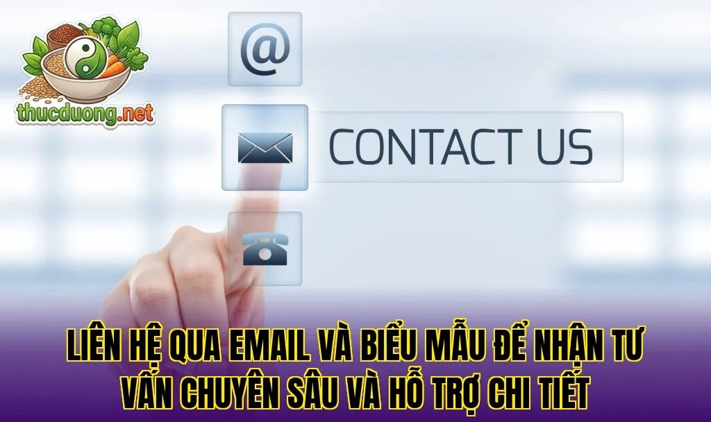 Liên hệ qua email và biểu mẫu để nhận tư vấn chuyên sâu và hỗ trợ chi tiết